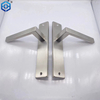 Stainless Steel Bathroom Swing Door Lock Handle Double Sided Long Plate Type Door Handle
