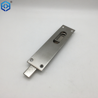 Stainless Steel Latch Sliding Door Lock Surface Mounted Slide Bolt For All Types Of Internal Doors