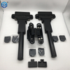 Black Zinc Alloy 3D Adjustable Self-Closing Concealed Hinge 150kg