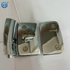 Chrome Polish Stainless Steel Swing Bathroom Glass Door Lock with Indicator