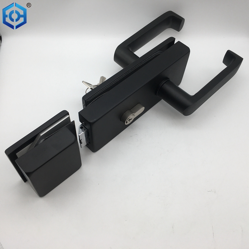 Double Side Glass Door Aluminum Or Stainless Steel 304 Door Lock with