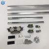 Premium Soft-Close Concealed Ghost Door Hardware Kit with Hidden Sliding Track Kit for 31-43 Inch Doors Soft Close Heavy Duty Sliding Hardware