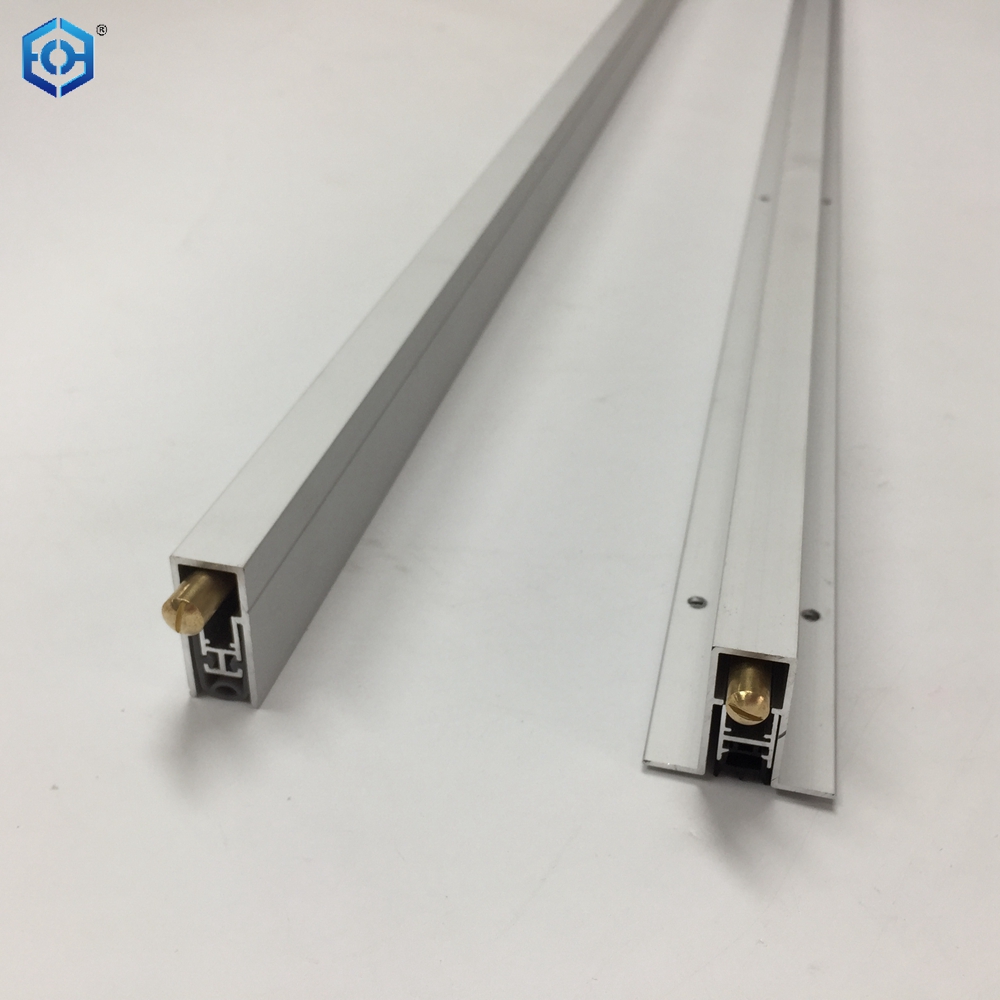 Surface Mounted Aluminum 36" Long Automatic Door Bottom Seal Under Door Seal with Double Neoprene Seal 