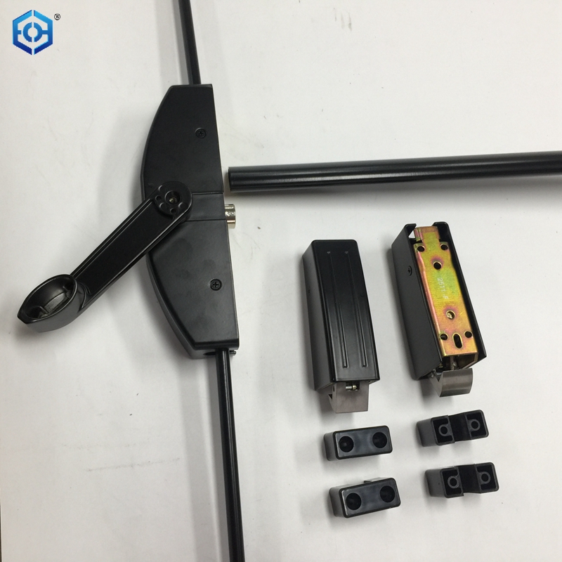 CE Certificate Fire Rated Metal Door with Panic Bar Mortise Lock Emergency Exit Device