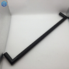 Black Stainless Steel D-Shaped Tubular Back-to-Back Knurled Pull Handles for Glass Door