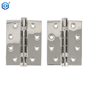 Swinging Door Hardware 4 Inches Square Corner Chrome Door Hinges