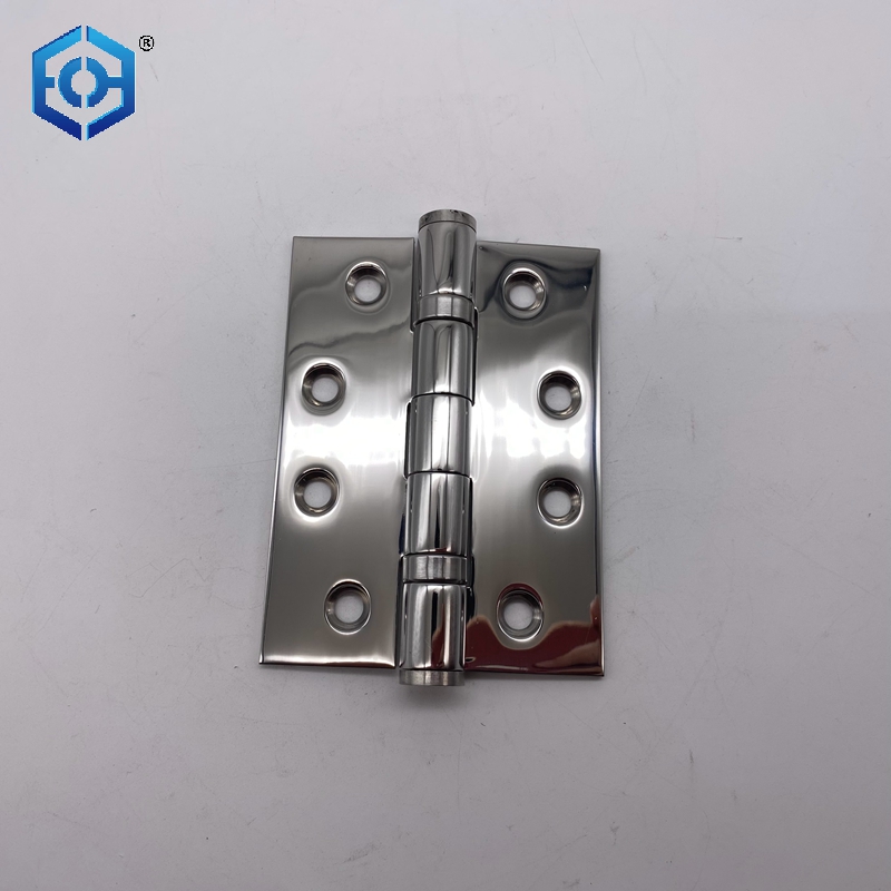 Swinging Door Hardware 4 Inches Square Corner Chrome Door Hinges