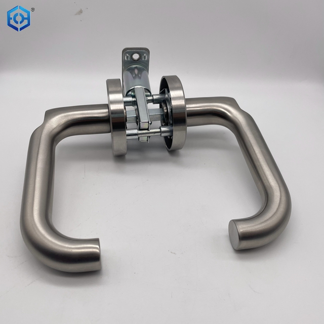 Stainless Steel 304 Grade 1 Passage USA Cylindrical Lever Lockset 