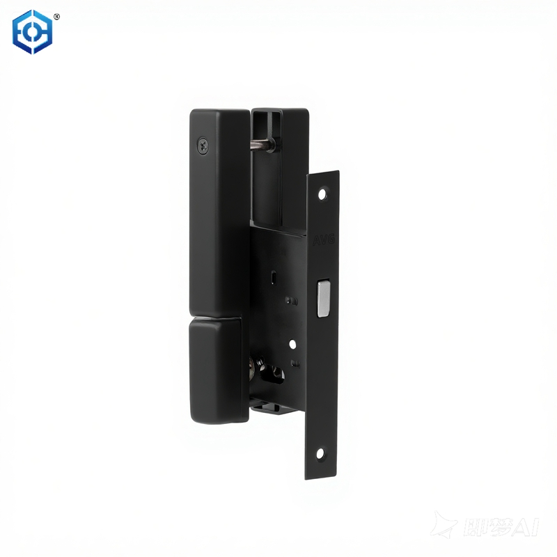 New Sliding Door Lock Sliding Door Wooden Door Bathroom Bedroom Double-sided Spring Embedded Folding Door Hook Clasps