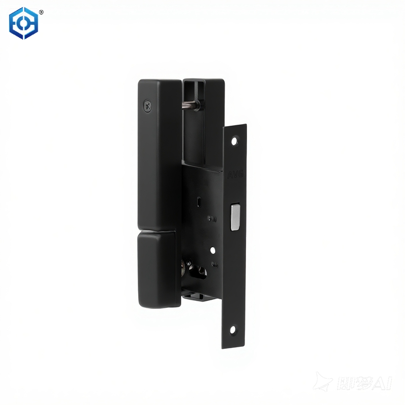 New Sliding Door Lock Sliding Door Wooden Door Bathroom Bedroom Double-sided Spring Embedded Folding Door Hook Clasps