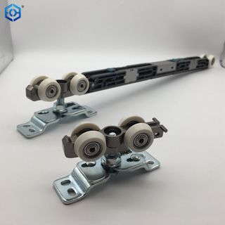 Pocket Door Roller with 60kg Soft Close Mechanism Two-Way Soft Close Pocket Door Hanger Double Sided Pocket Door Hardware