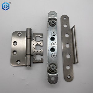Stainless Steel 3D Adjustable Punching Self-Lubricating Mute Silent Door Hinge
