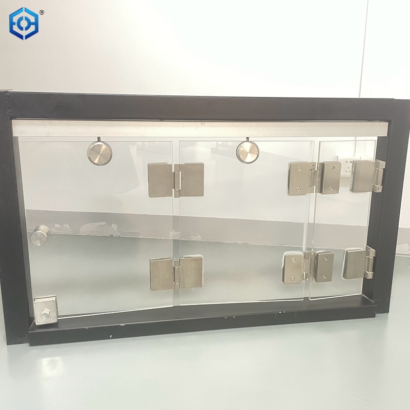 Interior Frameless Folding Glass Door with Stainless Steel Dtacking Sliding Bifolding Doors