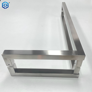 Stainless Steel Push Pull Door Handle L Shape Panic Handle