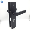 Black Stainless Steel Interior Door Handlesteel Plate And Zamak Handles