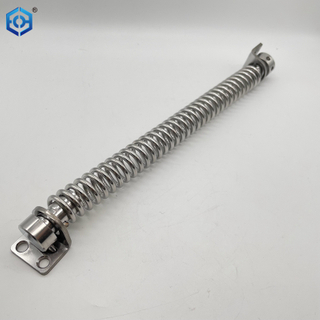 Stainless Steel Door Mounted Door Stopper Automatic Spring Door Closer