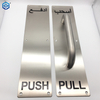 Stainless Steel Push Plate And Stainless Steel Pull Handle with Pull Plate