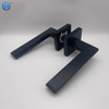 New Design Black Matt Aluminum Universal Modern Interior Door Handles 