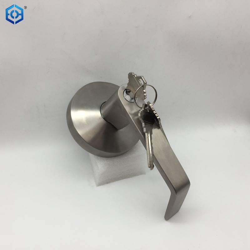 Stainless Steel Commercial Emergency Exit Door Push Bar with Exterior Lever And 3 Keys