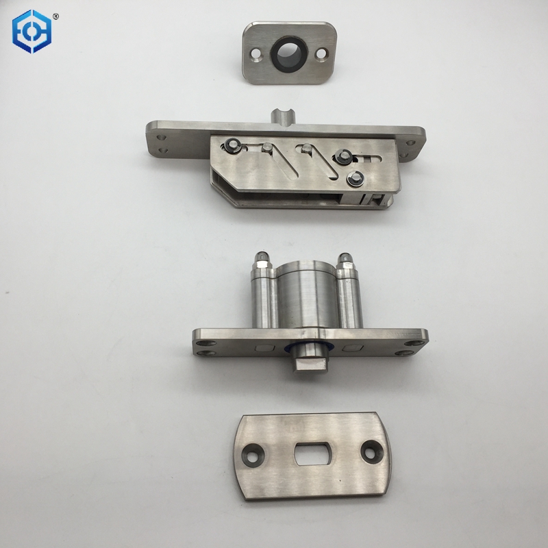 Stainless Steel Bathroom Offset Door Center Hardware Fittings 500kg Floor Spring 360 Degree Rotating Sky Axis Door Hinge