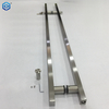 Silver Stainless Steel Square Tube Locking Ladder Pulls for Glass Doors