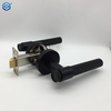 Black Brass Heavy Duty Entry Door Lock with Keys for Exterior Interior Doors