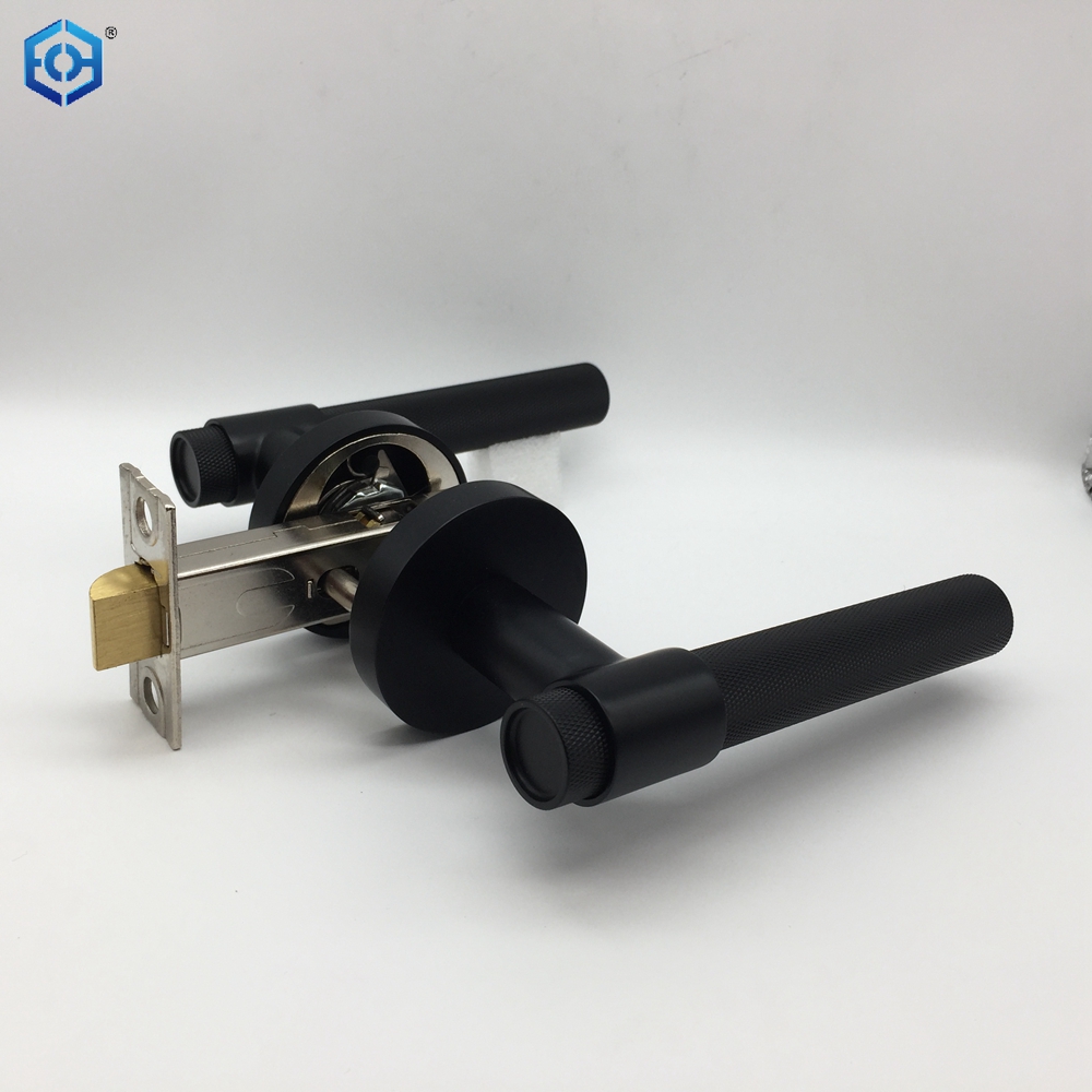 Black Brass Heavy Duty Entry Door Lock with Keys for Exterior Interior Doors