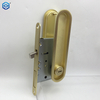 Zamak Satin Nickel Finish Privacy Sliding Door Lock