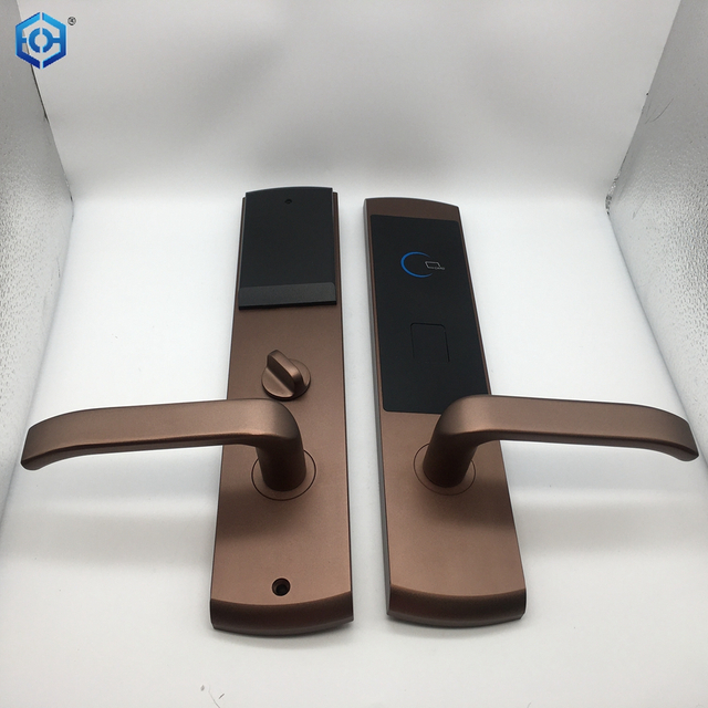 Sleek Design Aluminum Alloy Premium RFID Hotel Door Lock for Hotels Airbnb Resorts