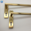 New Design Golden Brass Solid Set Internal Lift-up Sliding Door Handle for Lift Sliding System