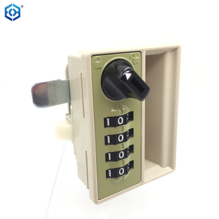 Security Plastic 4-Digit Code Mechanical Keyless School Locker Combination Lock