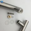 Durable Stainless Steel Glass Push Pull OEM Customized Round Pipe H Shape Glass Door Handle