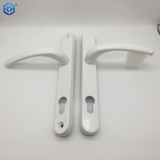 UPVC Flat Door Handle Black White Sliver Double Side 85/92mm Interior Door Handle Door Lock