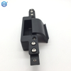 Black 105 Degree Adjustable Alloy Concealed Door Hinge for Aluminum Frame Door