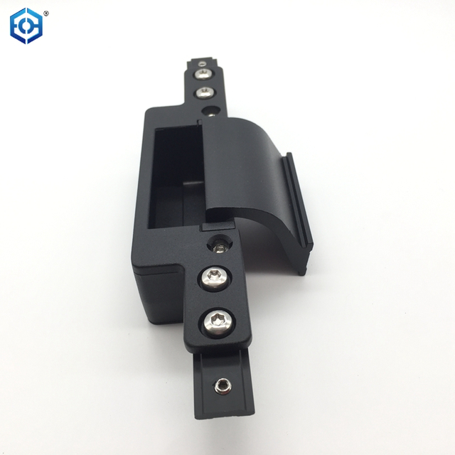 Black 105 Degree Adjustable Alloy Concealed Door Hinge for Aluminum Frame Door