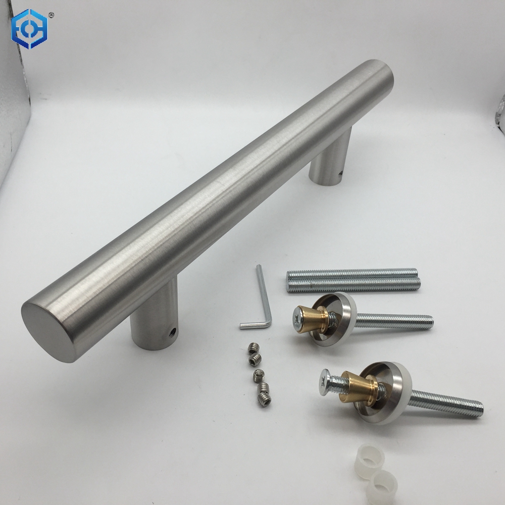SSS Stainless Steel H Style Single Side Glass Door Pull Handle