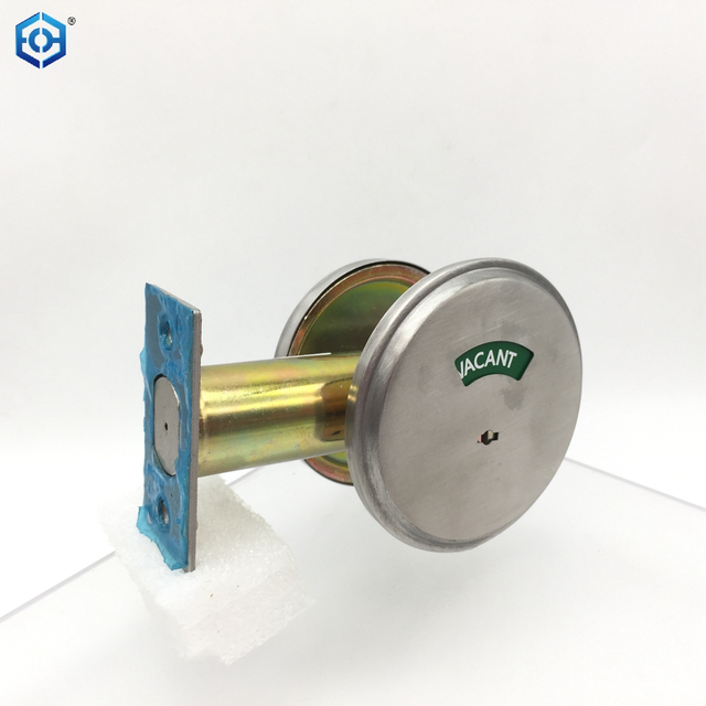  Vacant Occupied Bathroom Lock in Use Deadbolt with Occupancy Indicator