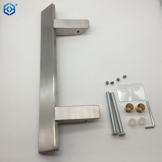 Square Stainless Steel 304 Pull Handle “T Bar Single Sided for Sliding Glass Door