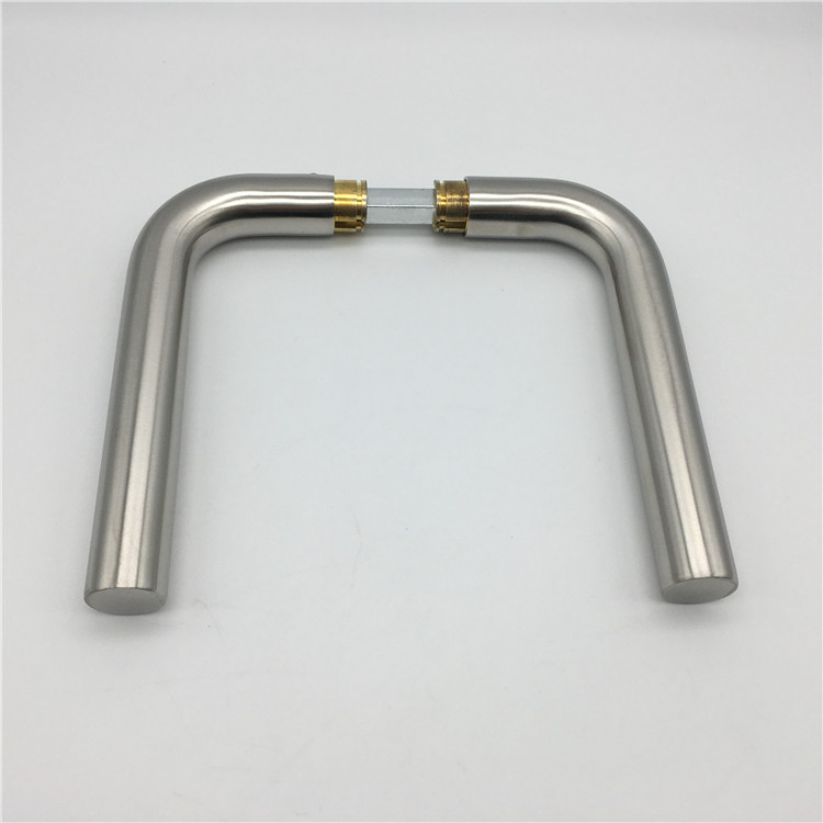 polished chrome lever door handles