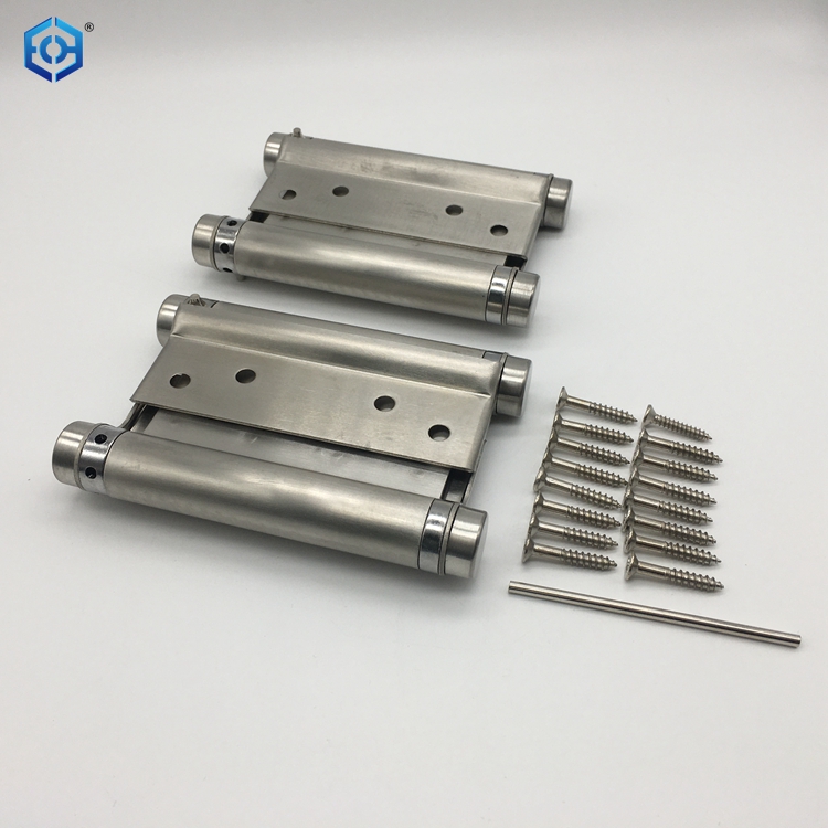 double action hinges for swing doors