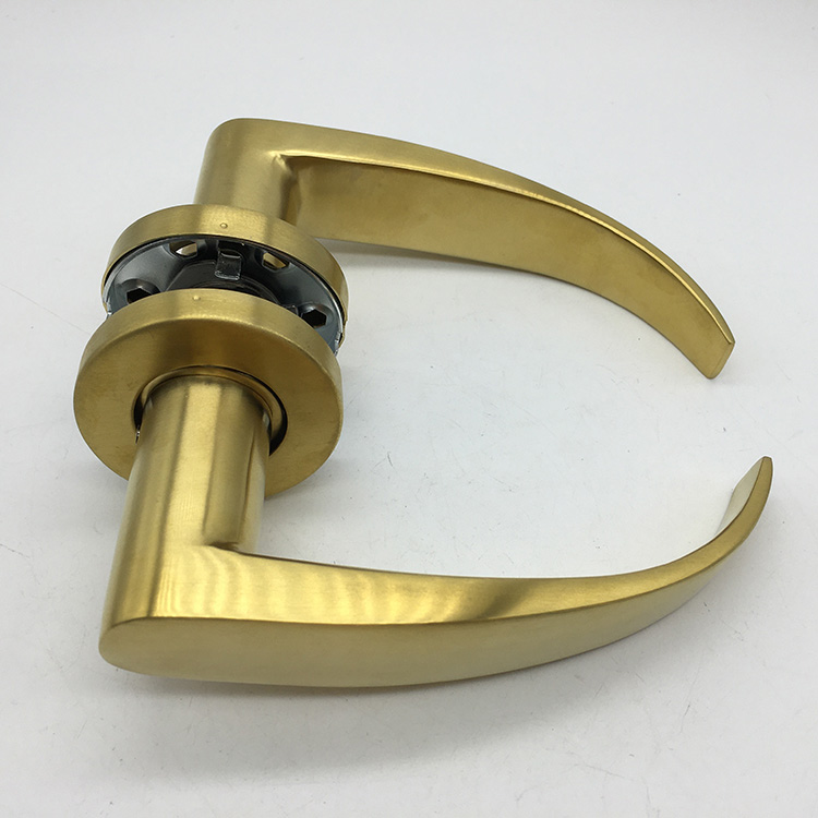 Satin Brass Stainless Steel Top Grade Luxury European Design Door Handle