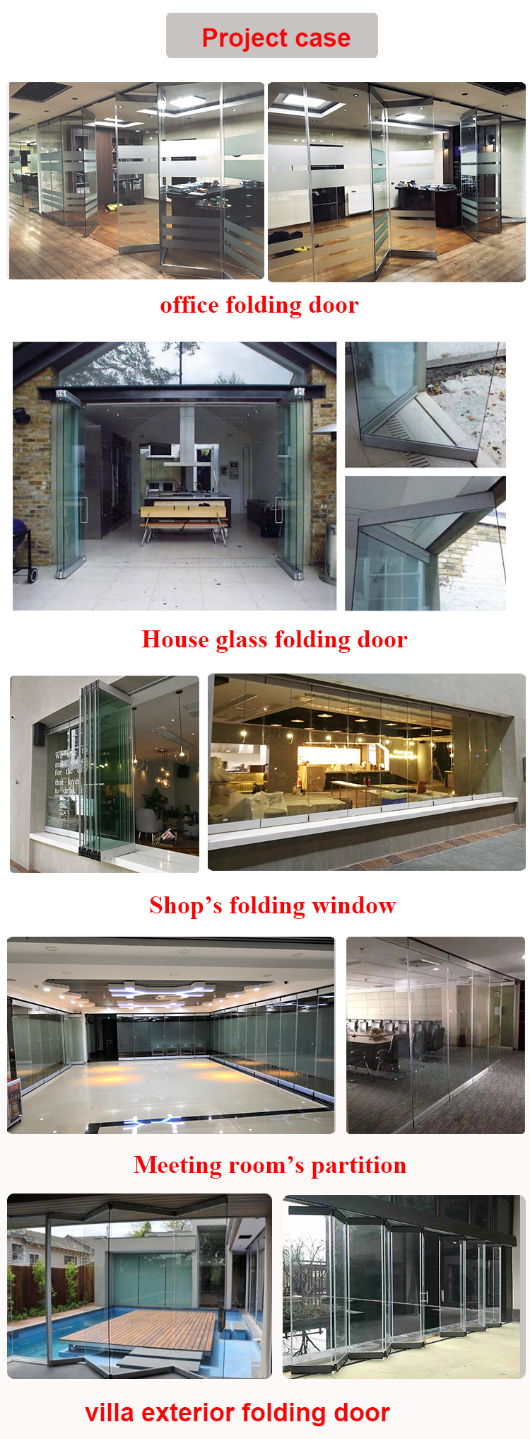 Frameless Tempered Glass Transparent Bi Folding Door Buy bifold