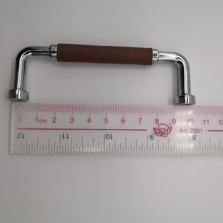 Brown Or black zinc alloy leather handle