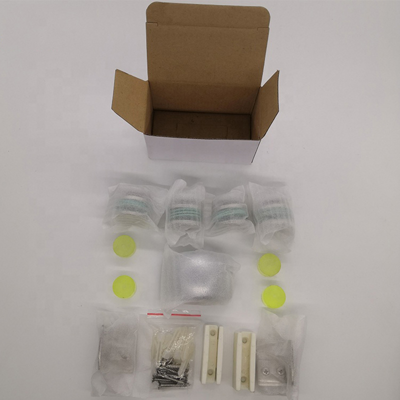 brushed gold sliding shower door