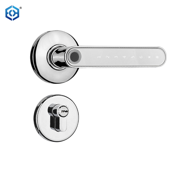 Smart Fingerprint Keypad Password Door Lock Antitheft Security Handle
