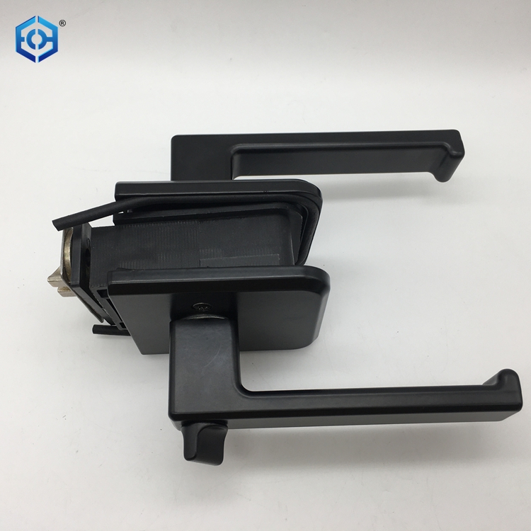 double swing glass door lock