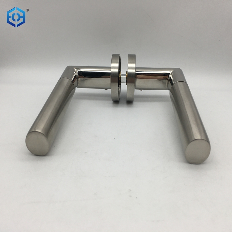 PSS And SSS Stainless Steel Oval Tube Door Lever Handle