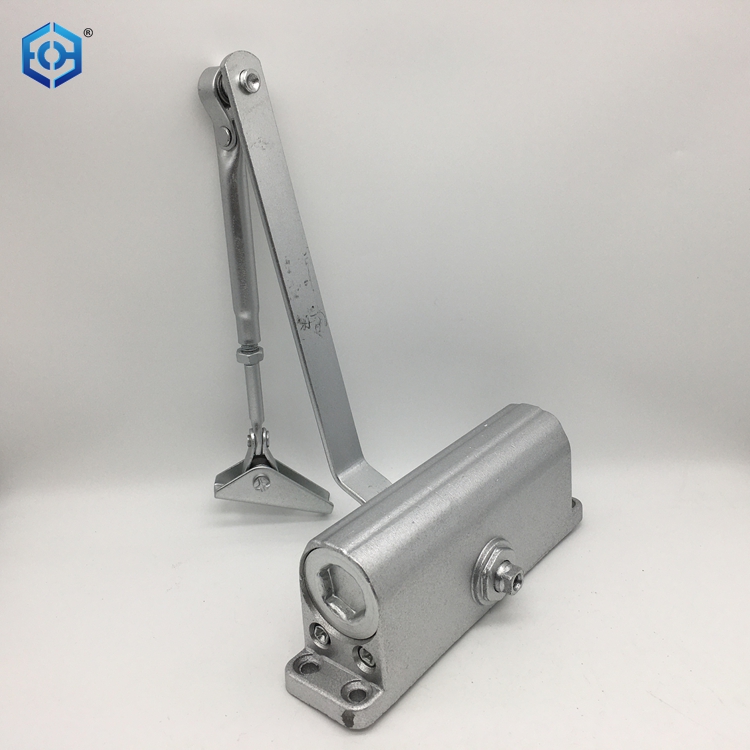 Automatic Door Closer Hold Open Spring Hydraulic Door Closure Aluminum Alloy Body for Residential