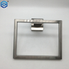 Wall Mount Simple Hand Square Towel Ring Stainless Steel Bathroom Towel Holder 