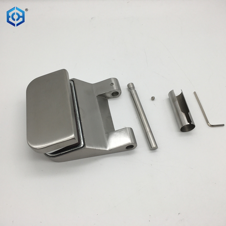 glass door hinge overlay